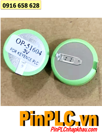 KEYENCE PLC OP-51604, Pin nuôi nguồn KEYENCE PLC OP-51604 lithium 3v chính hãng